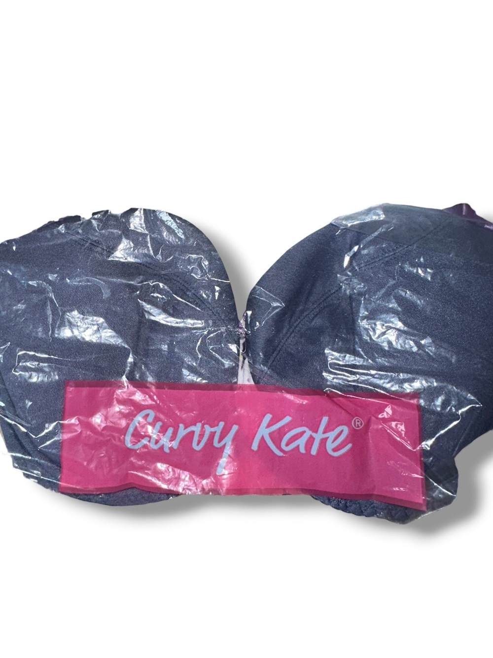Curvy Kate SZ 38 E Underwire "Arizona" Balcony Bra Denim Mix NWT SUPPORT